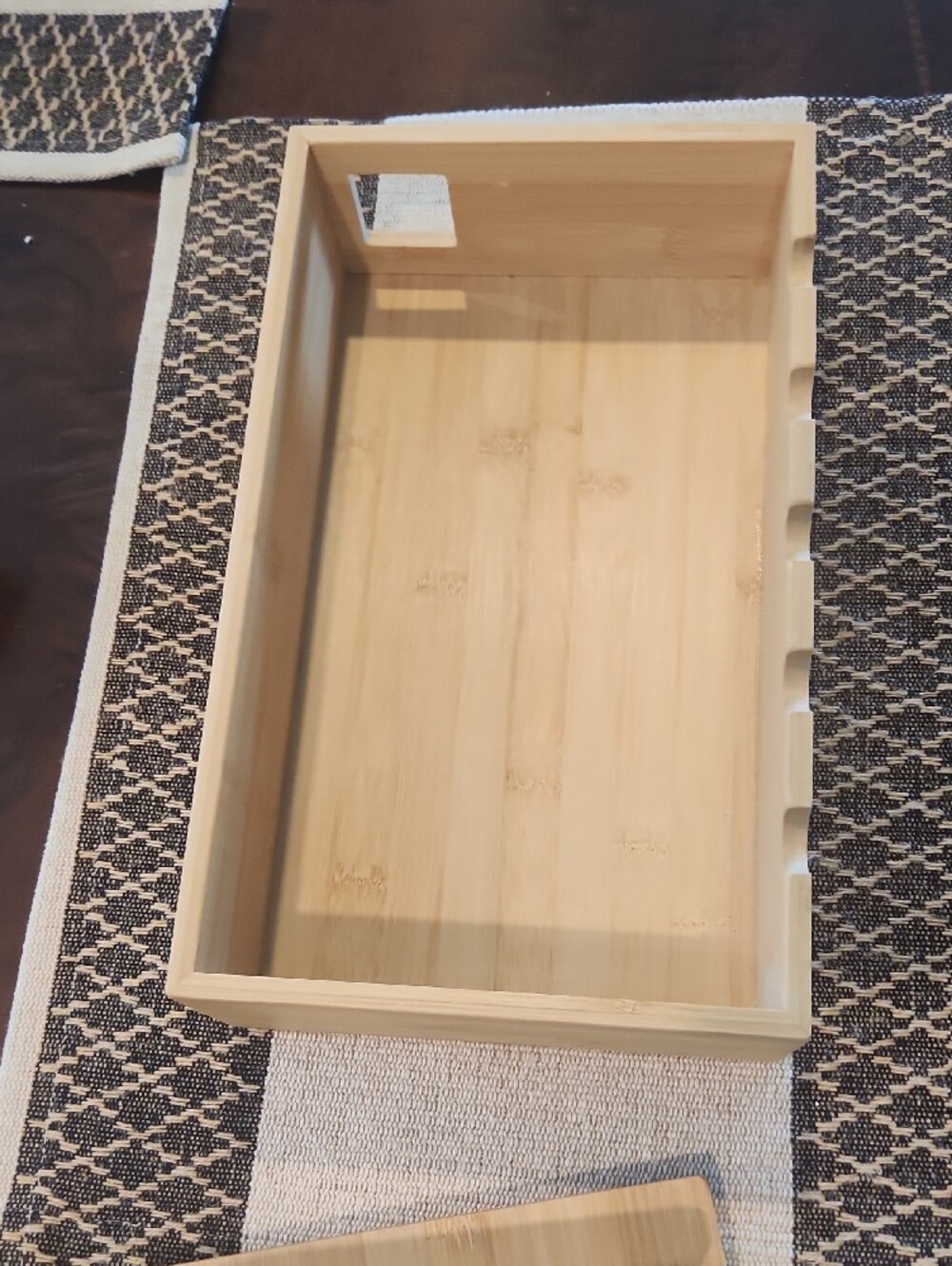 Bamboo Electronics Organizer With 5 Slots - Picture 4 of 4